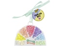 Folia Perlen Mix PASTEL, 170 Teile Aprikose/Mehrfarbig/Mint