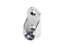 HETTICH Schrankrohr-Lager für Rohrprofil oval 15 x 30 mm verchromt
