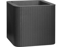 Elho Jive Quadrat Stripe 40 Dunkelgrau/Keine Angabe