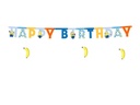 Partydeco PartyDeco Happy Birthday Banner Minions 1.53 m, Mehrfarbig