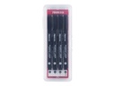 Aristo Pigment Liner 4er-Set schwarz, Stärken 0.1/0.3/0.5/0.7 mm