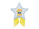 Partydeco Folienballon Stern mit Quasten Minions Mehrfarbig