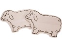 creanorm Schneidebrett in Schaf-Form 18 cm x 25 cm