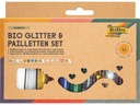 Folia Bio Glitzer- und Pailletten-Set Mehrfarbig 11-teilig