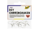 Folia DIY Ohrringhaken Silberfarben 18 x 20 mm, 10 Stück