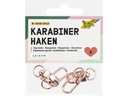 Folia Karabinerhaken M 4 St3.3 cmck, 1.2 x 3,3 cm, rose gold