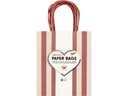 Folia Paper Bags M 8 Stück,18 x 8 x 21 cm, 4 Motive sortiert