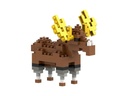 BRIXIES Bausteinmodell Elch / moose aus 109 Beusteinen