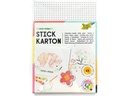 Folia Stickkarton weiss unbedruckt 300 g/m² 17.5 x 24.5 cm weiss