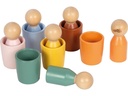 small foot Montessori Sortierbecher mit Figuren