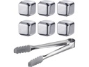 Westmark 7 tlg. Set Eiswürfel mit Zange Cosmo 7-teilig, Silber