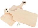creanorm Schneidebrett Erle 14 cm x 32 cm, Kuh Motiv