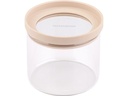 Fackelmann Vorratsglas Vorratsglas 500 ml, Glas, Beige, 1 Stück