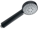 Laufen Duschbrause Stella 80 schwarz matt 3 Strahlarten, Ø 80 mm