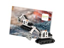 BRIXIES Bausteinmodell Bagger aus 188 Bausteinen