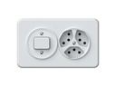 Hager Kombination ORIGIN UP-Kombination SCH3/3xT13 QuickConnect ws