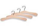 Zeller Present Kleiderbügel Garderobenbügel-Set, 3-tlg., Holz Braun