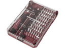 Kraftwerk Bit Box mit Präzisions Schraubendreher 1/4", 45-teilig