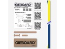 GIBBON Gibbon Slackboard Line Flow 160 cm Blau Gelb