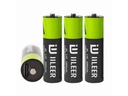 IILEER AA Lithium Akkus 2000 mAh, 4 Stück