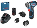 Bosch Professional Akku-Bohrschrauber PRO GSR 12V-15 FC in L-BOXX/2x Akku