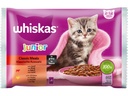 Whiskas Nassfutter Junior Rind und Huhn 4 x 85 g