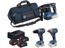 Bosch Professional Akku-Werkzeugset GSR + GDX + GBH + 3 x 5.0Ah
