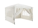 Tristar Pavillon mit abnehmbaren Seitenwänden Beige 3 m