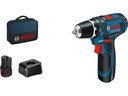Bosch Professional Akku-Bohrschrauber PRO GSR 12V-15 Set in der Tragetasche