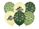 Partydeco Ballons Jurassic World, 6er-Set Mehrfarbig/Dunkelgrün