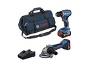 Bosch Professional Akku-Werkzeugset GSR + GWS + 2x 4.0Ah + GAL
