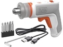 BLACK+DECKER Akku-Schraubendreher BCRTA01-XJ 3.6 V Orange