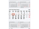 Biella 5-Monats-Kalender Papier 31 x 40 cm mehrfarbig matt
