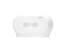 Clear+ by CWS Midi Toilettenpapierspender Weiss
