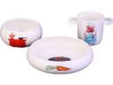 Lunasol Kindergeschirrset Rosie Weiss 3-tlg