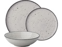 Lunasol Speise-Service Gaya Atelier light grey speckled 18-tlg.