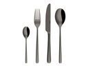 Sola Besteck-Set Salamanca PVD, Grau poliert, 24-tlg.