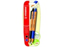STABILO pointball 2er Bli. blau/schw. 0.5 mm, Orange