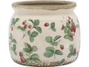 Chic Antique Pflanzengefäss Erdbeere 15.5 cm, Crème