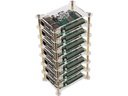 jOY-iT Gehäuse MAkerCase Tower RB-Case+19 für 7 Raspberry Pi