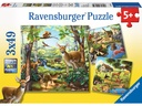 Ravensburger Puzzle Wald-/Zoo-/Haustiere 3 x 49 Teile