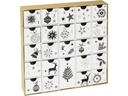 Stewo Adventskalender Geschenkbox Karton 28 x 28 x 3.5 cm