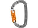 Petzl Am'D Triact-Lock Asymmetrisch, Aluminium, Grau