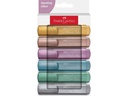 Faber-Castell Textliner 46 Metallic, Set 6 Farben