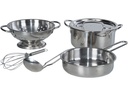 Esschert Design Matschküchen-Set 6-teilig aus Edelstahl