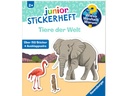 Ravensburger Wieso? Weshalb? Warum? junior Stickerheft – Tiere der Welt