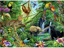 Ravensburger Puzzle Tiere im Dschungel 200 XXL Teile