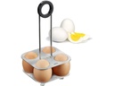 GEFU Eierbecher Brunch Schwarz/Silber