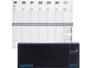 Biella Pultkalender Longatti Pultagenda 2027 schwarz 29.8 x 11.7 cm