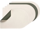 Björn Wendbares Tischset «arcus» 30 cm x 44.5 cm, Grün/Crème